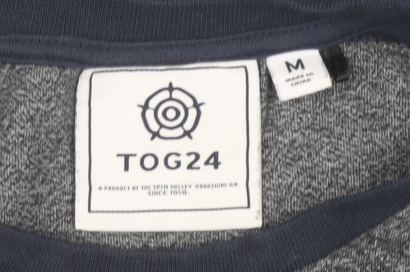 TOG24 Men's Blue Medium Colourblock T-Shirt