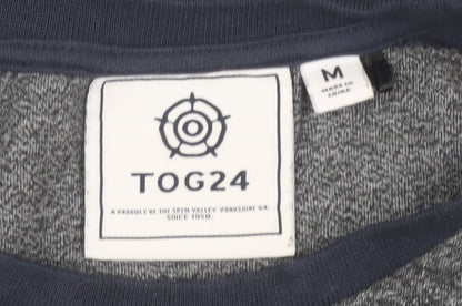 TOG24 Men's Blue Medium Colourblock T-Shirt