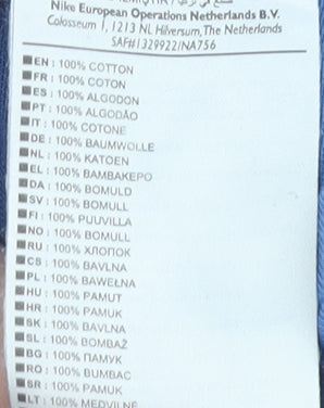 Nike Men's Blue Athletic Fit S T-Shirt