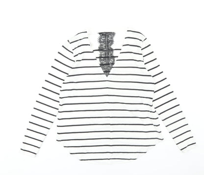 Womens UK Size 10 NEXT White  T-Shirt