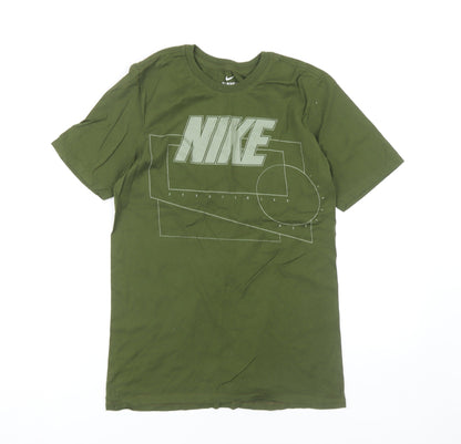 Nike Men's Green Athletic Graphic T-Shirt S