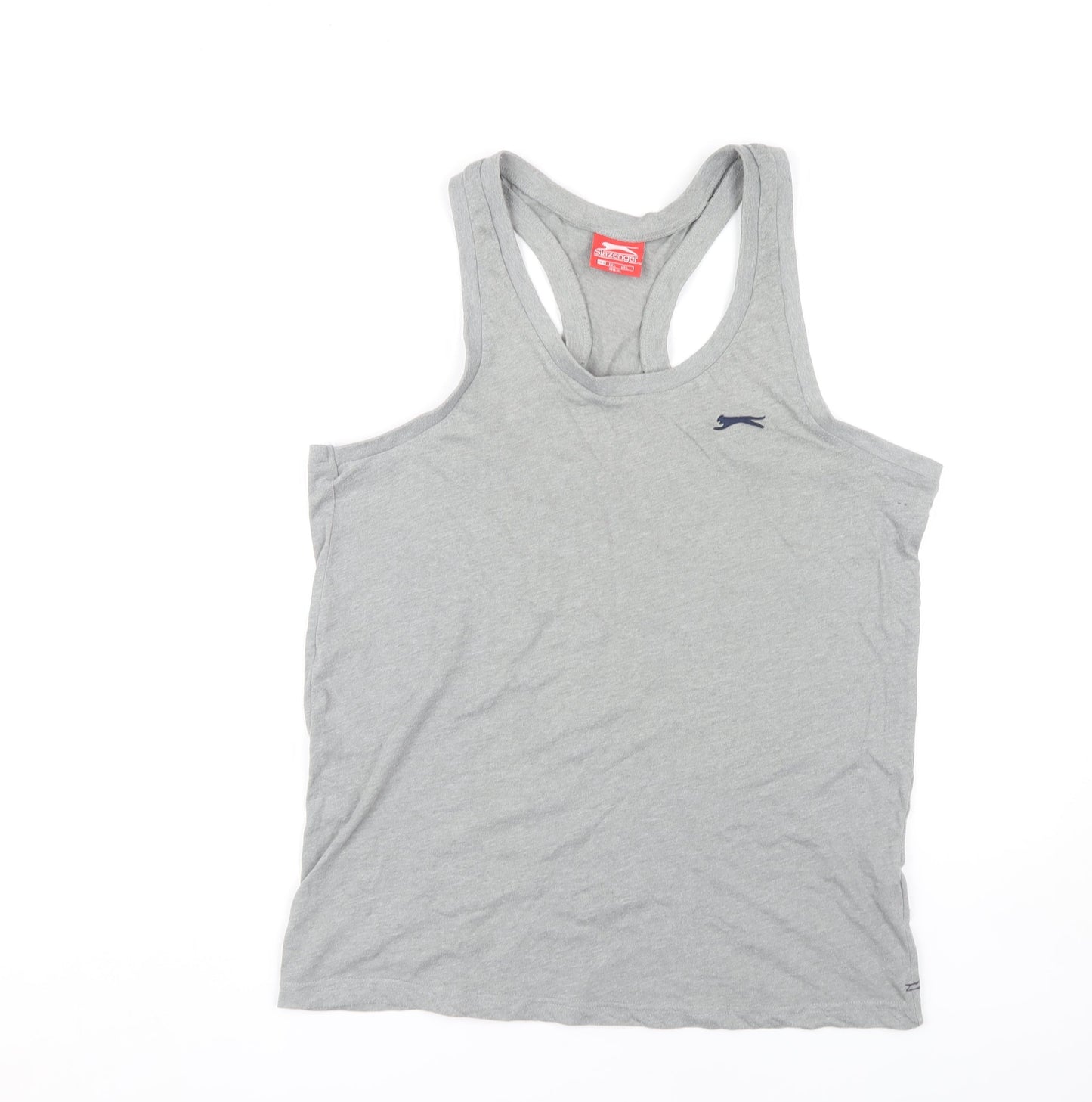 Slazenger Men's Grey Sleeveless T-Shirt - Size L