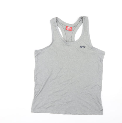 Slazenger Men's Grey Sleeveless T-Shirt - Size L