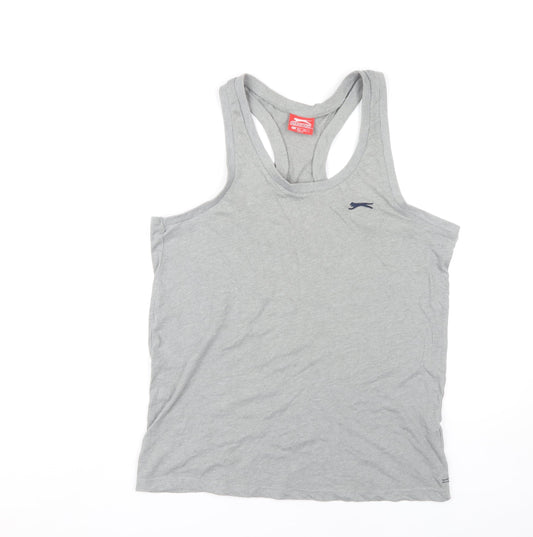 Slazenger Men's Grey Sleeveless T-Shirt - Size L