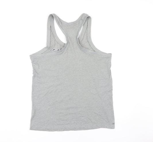 Slazenger Men's Grey Sleeveless T-Shirt - Size L