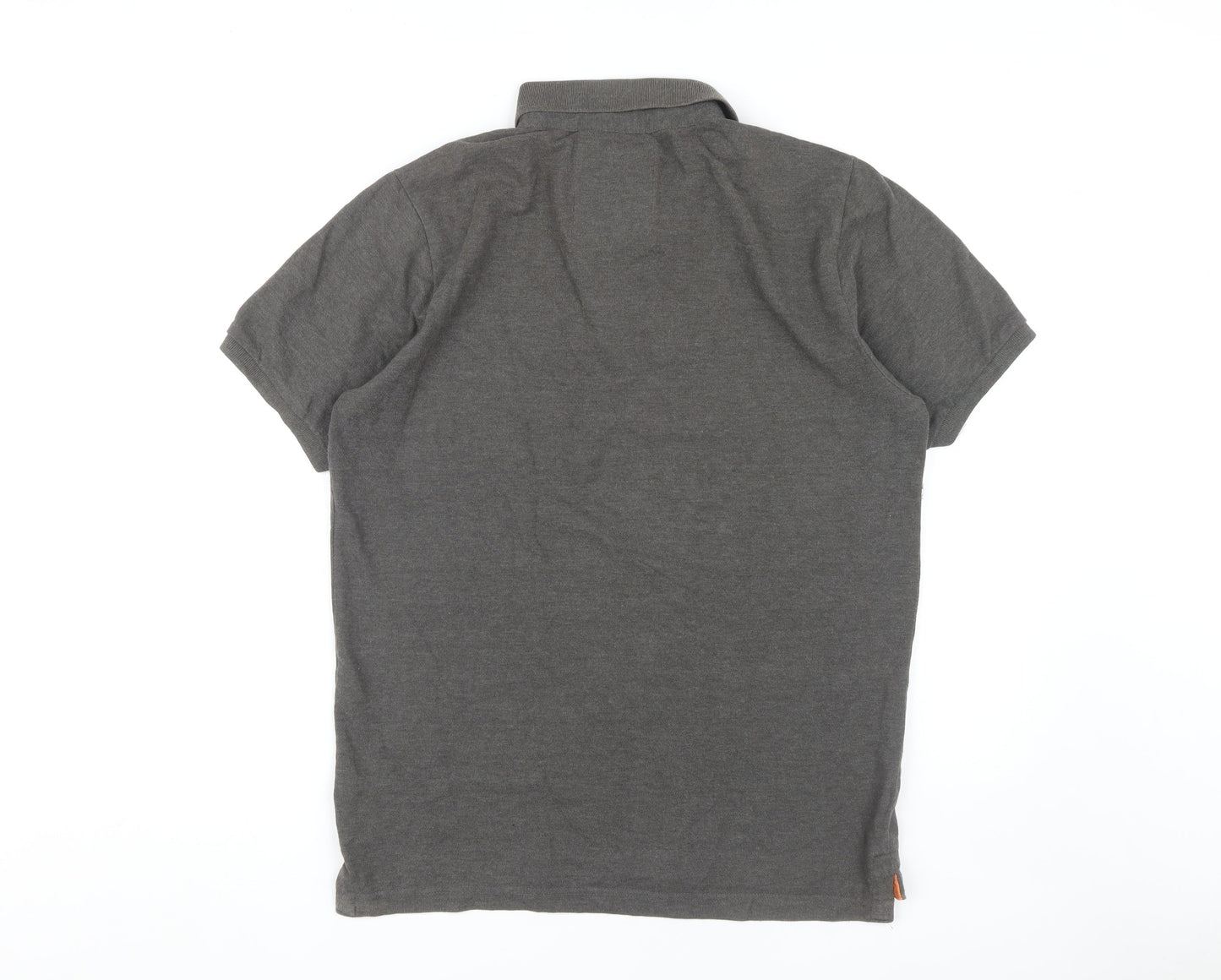 SoulCal Grey Polo for Men, Medium, Short Sleeve, Casual
