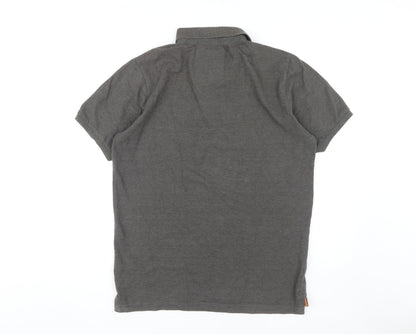SoulCal Grey Polo for Men, Medium, Short Sleeve, Casual