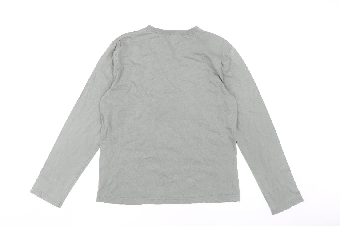 Joe Browns Grey Unisex Long Sleeve T-Shirt M