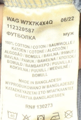 Wrangler Men's Blue 2XL Polo Shirt Casual