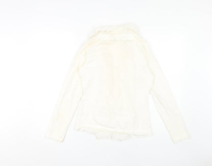 Womens UK Size S Sandwich Ivory  Jumper