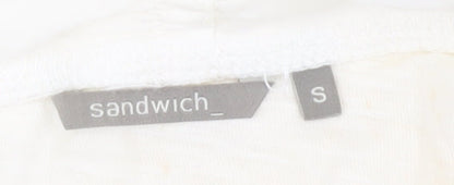 Womens UK Size S Sandwich Ivory  Jumper