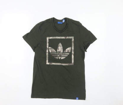 Unisex Adults UK Size S adidas Green  T-Shirt