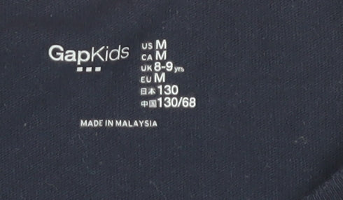 Gap Boys Blue Hockey Graphic T-Shirt 8-9 Years