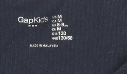 Gap Boys Blue Hockey Graphic T-Shirt 8-9 Years