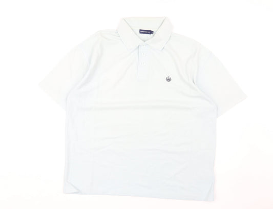 Eisengger Men's White Polo Shirt L