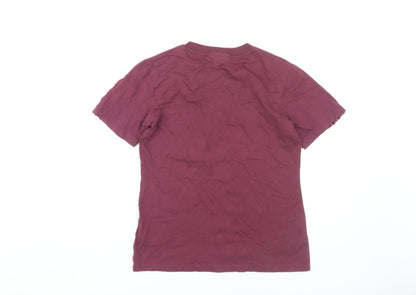 Womens UK Size 6 adidas Red  T-Shirt
