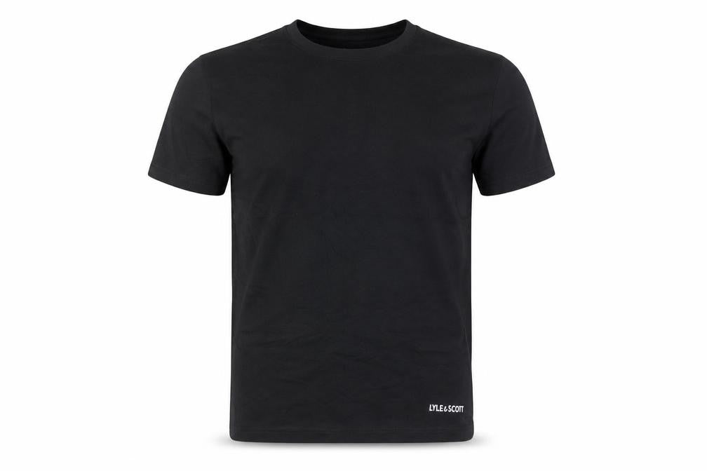 Mens UK Size L Lyle & Scott Black  T-Shirt