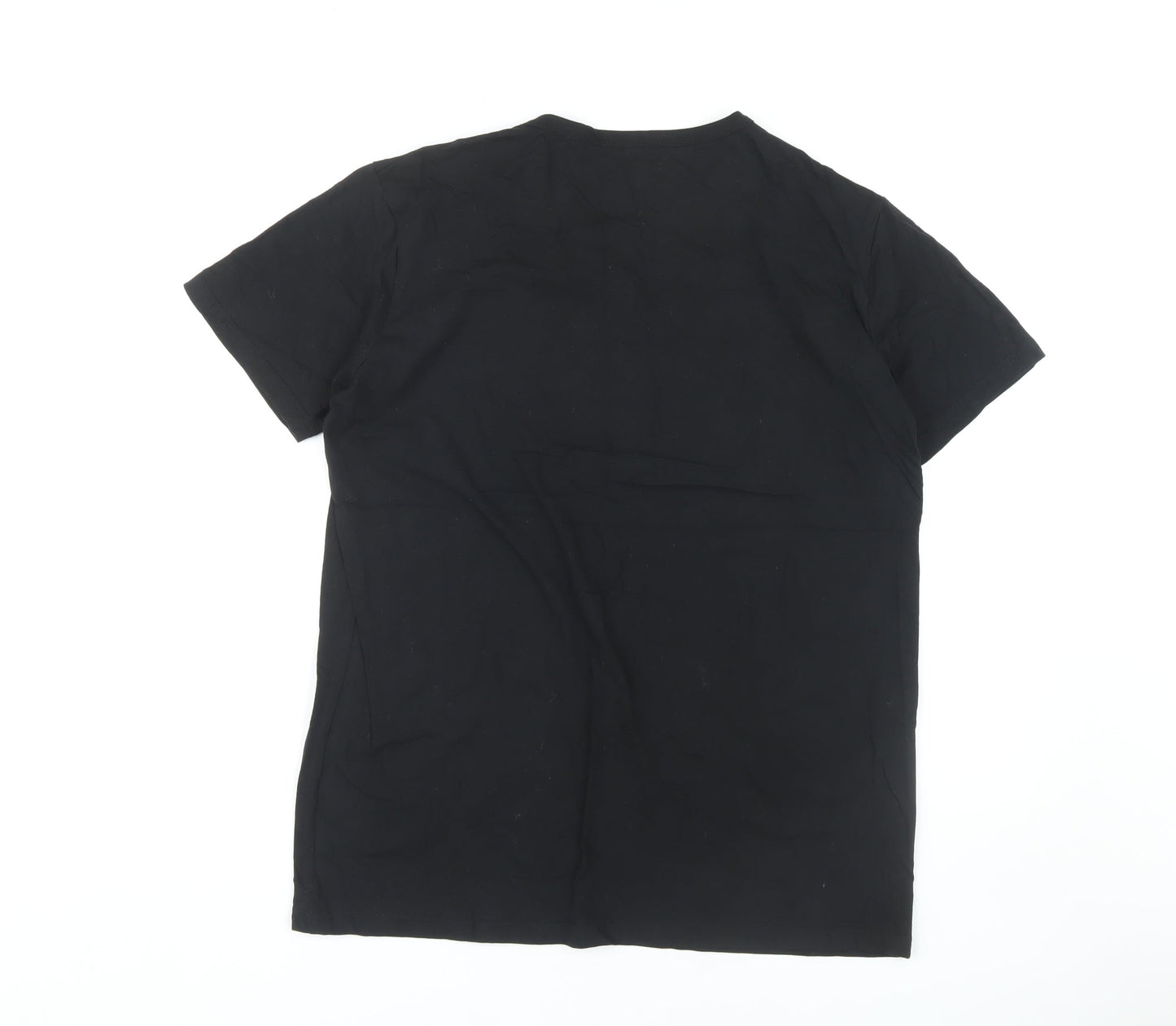 Lyle & Scott Men's Black Crew Neck T-Shirt, Size L