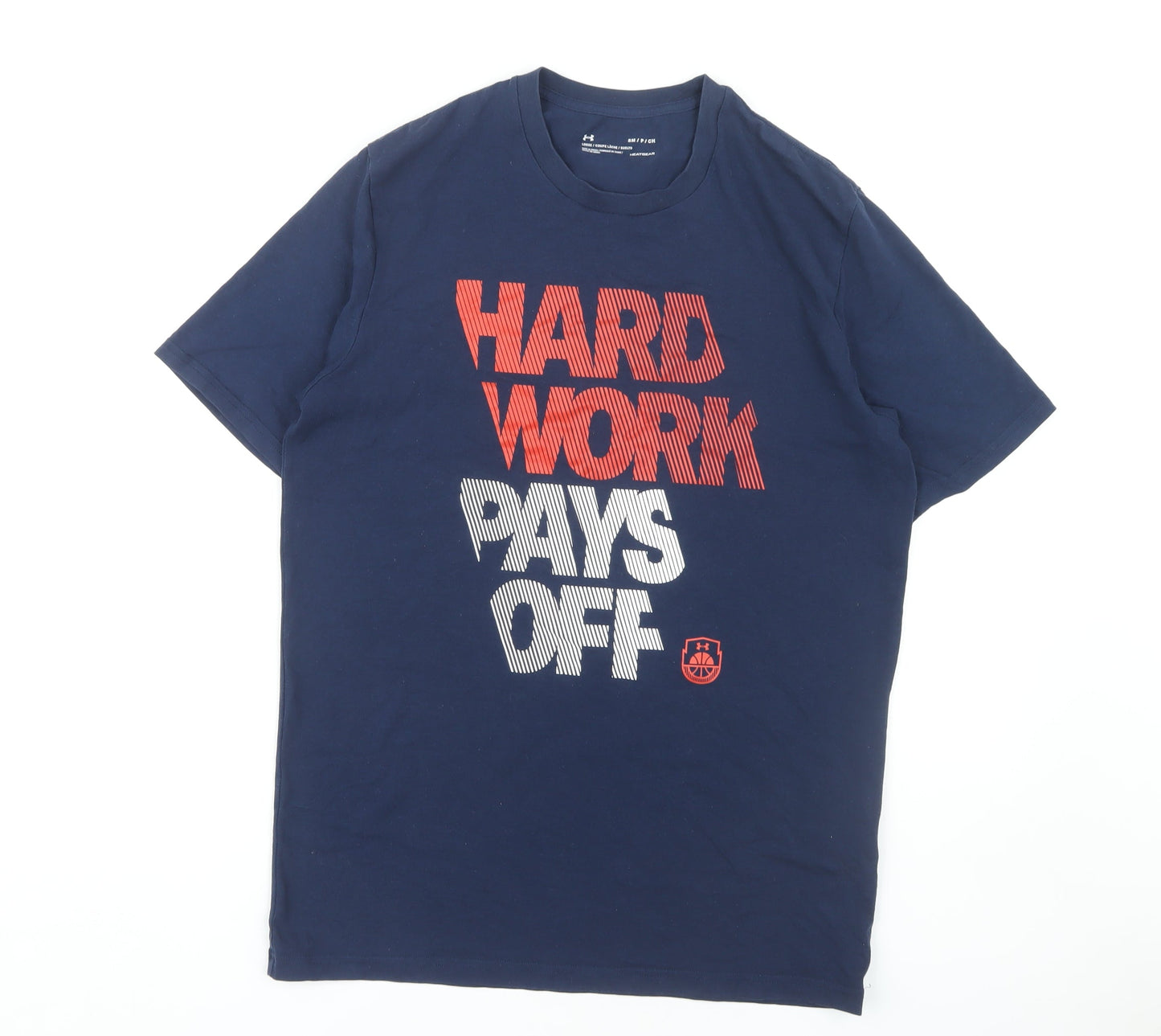 Mens UK Size S Under armour Blue  T-Shirt