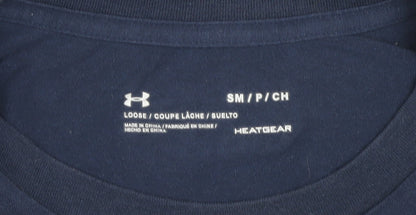 Mens UK Size S Under armour Blue  T-Shirt