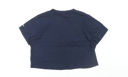 Columbia Women's Blue Basic T-Shirt, Size L