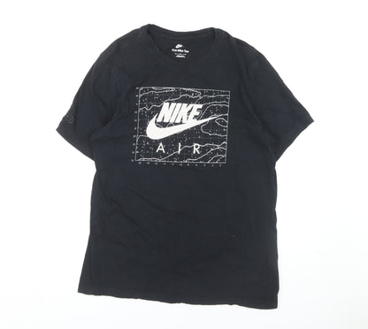Nike Men's Black Logo Graphic T-Shirt Size L