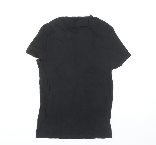 Unisex Adults UK Size M Calvin Klein Jeans Black Basic T-Shirt