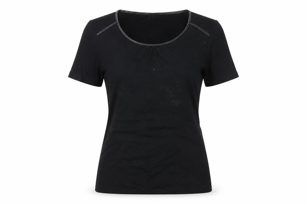 Womens UK Size M Planet Black  T-Shirt