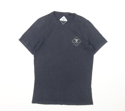 Mens UK Size S Barbour Black  T-Shirt