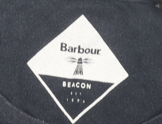 Mens UK Size S Barbour Black  T-Shirt