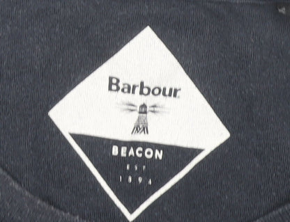 Mens UK Size S Barbour Black  T-Shirt