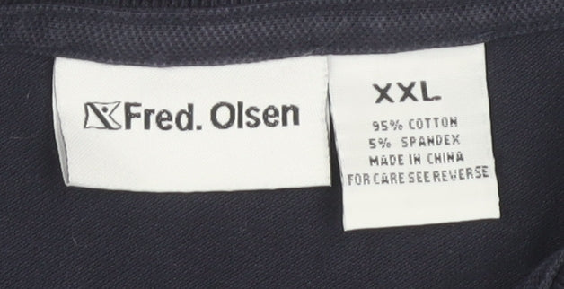 Fred. Olsen Men's Blue 2XL Polo Shirt
