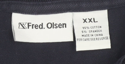 Fred. Olsen Men's Blue 2XL Polo Shirt