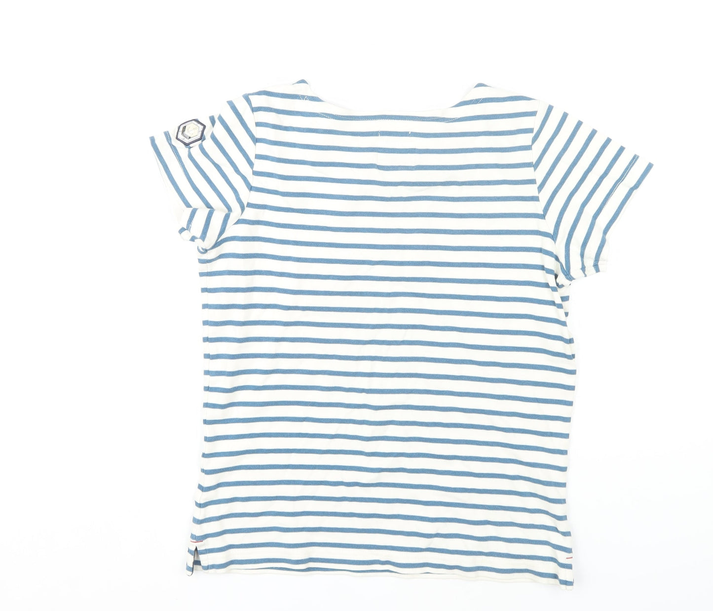 Womens UK Size M Voile Bleue Multicoloured  T-Shirt