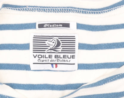 Womens UK Size M Voile Bleue Multicoloured  T-Shirt
