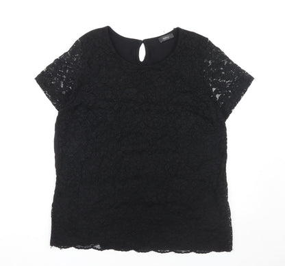 Womens UK Size L Yessica Black  Blouse