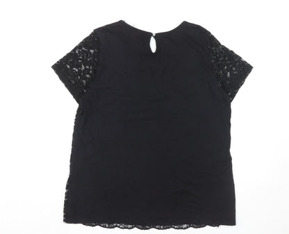 Womens UK Size L Yessica Black  Blouse