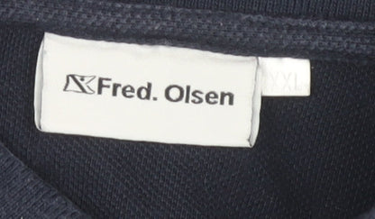 Fred. Olsen Men's Blue 2XL Polo Shirt