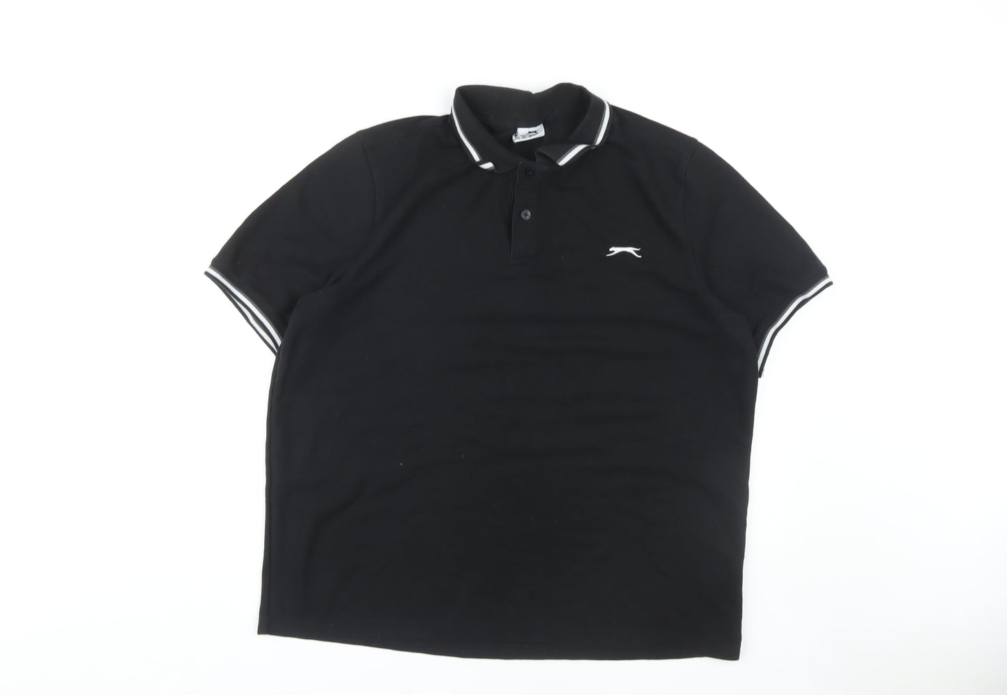 Slazenger Men's Black 2XL Polo Shirt