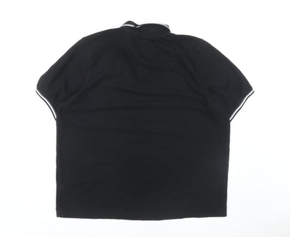 Slazenger Men's Black 2XL Polo Shirt