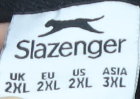 Slazenger Men's Black 2XL Polo Shirt