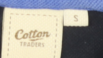 Cotton Traders Men's Black Polo Shirt S Solid
