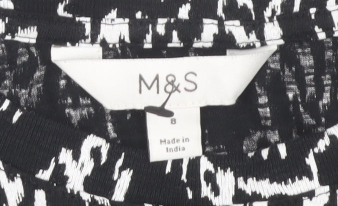 Womens UK Size M Marks and Spencer Black  Blouse