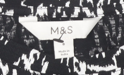 Womens UK Size M Marks and Spencer Black  Blouse