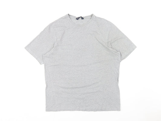 Marks & Spencer Men's Grey M Crew Neck T-Shirt