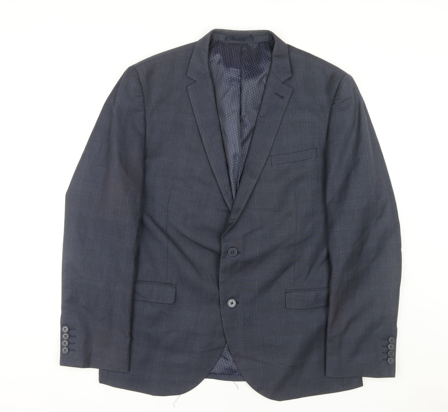 Mens UK Size 46 NEXT Regular Blue Suit Jacket