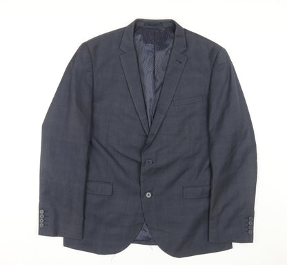 Mens UK Size 46 NEXT Regular Blue Suit Jacket