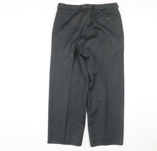 Marks and Spencer Men's Green Dress Pants 32/33