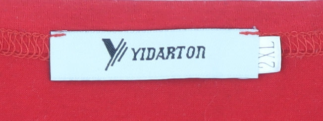 Womens UK Size 2XL YIDARTON Multicoloured Basic T-Shirt