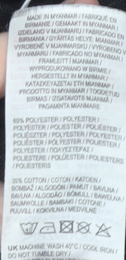 Slazenger Men's Black 2XL Polo Shirt - Short Sleeve